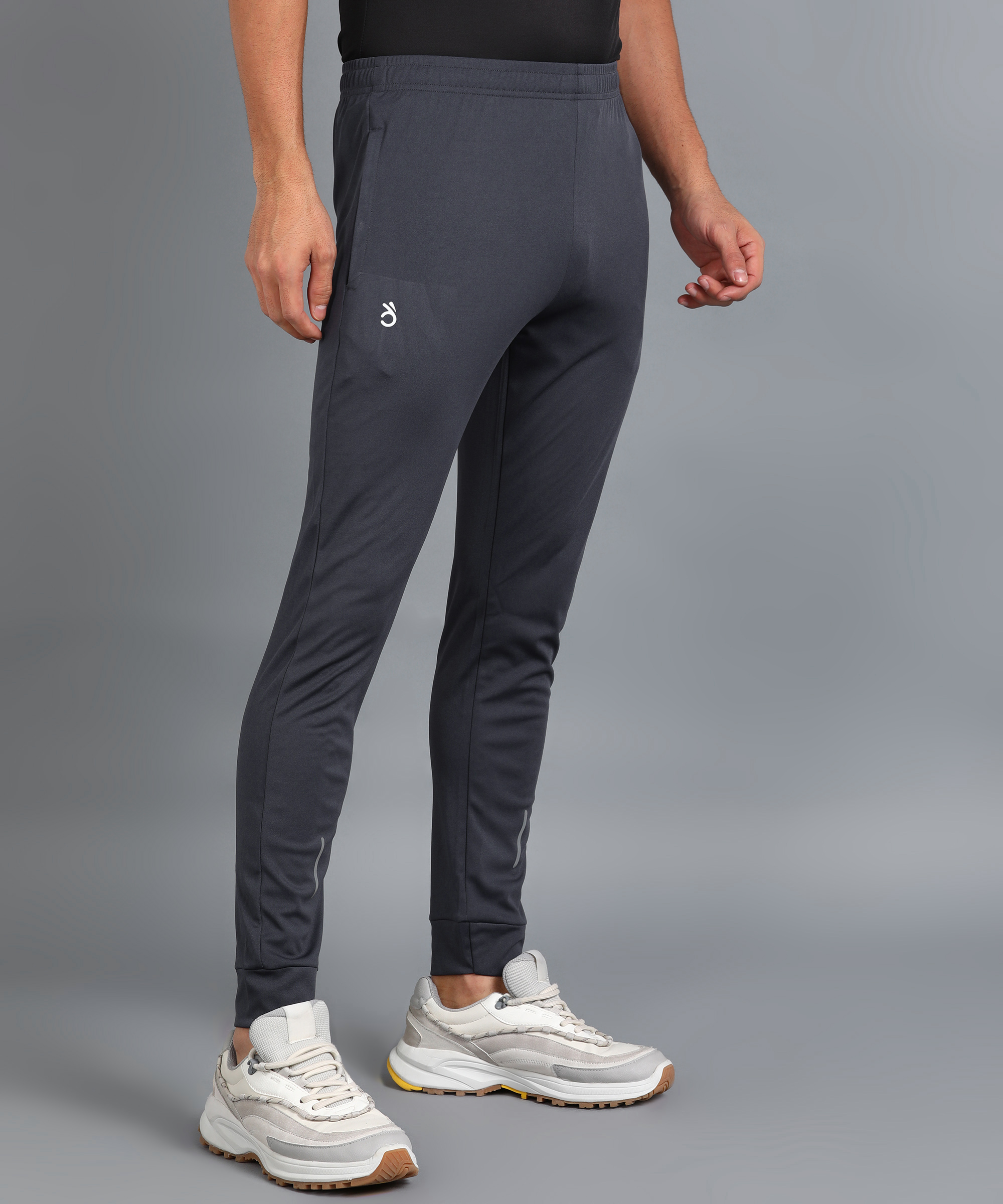 Linsden Polyester Blend Solid Men Track Pants For Men polyester track  paints for man Lower lower for Men Gym Running Jogging Yoga Casual wear   Grey